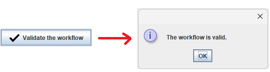 validate the workflow